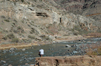 Matt gazes into a rapids along the Salt River