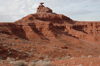 Driving down the highway Matt saw a dirt road leading to the Mexican Hat rock formation and turned the wheel. 'Let's give this a try,' he said, and so we went exploring back country.