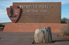 Entering the Petrified Forest and Painted Desert