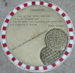 Manhole cover in Little Italy