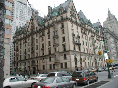 The Dakota Building, John Lennon's home in New York, and site of his untimely death